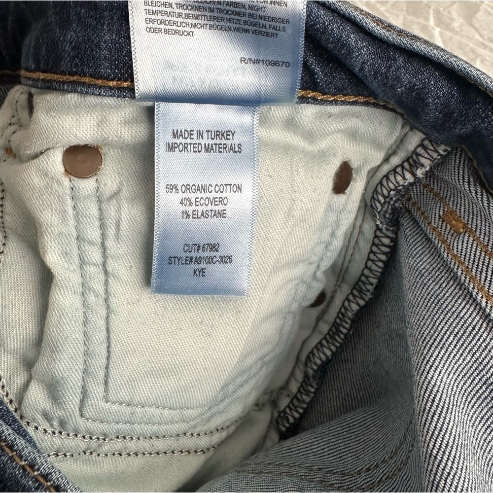AGOLDE Kye Mid Rise Straight Ankle Jeans Size 28 - Picture 13 of 15